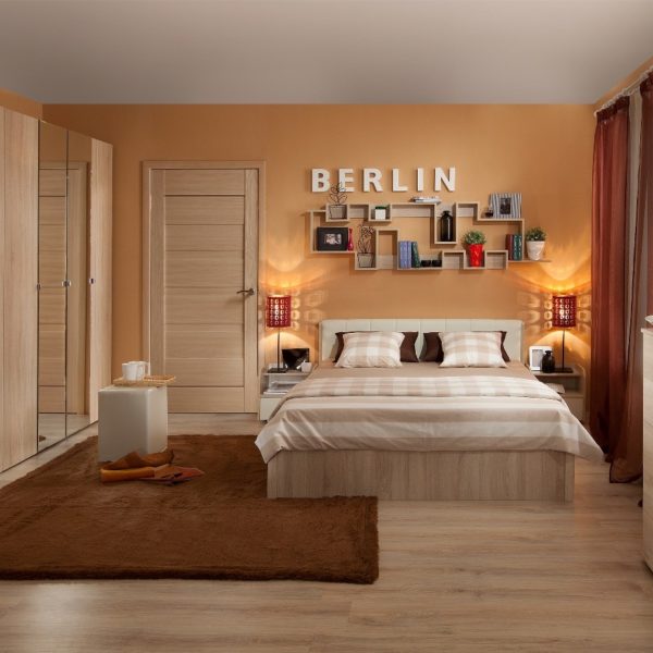Спальня BERLIN (Берлин) Сонома. Комплект 1